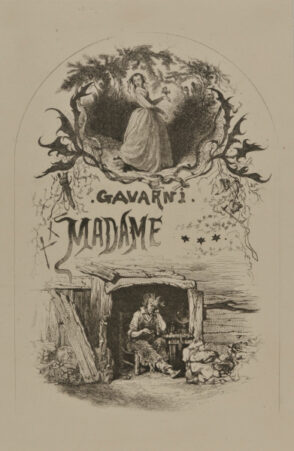 Frontispiece from the book “Paul Gavarni, Madame Acker (Paris: L. Curmer, 1842)”