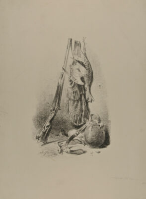 Guns and dead pheasant