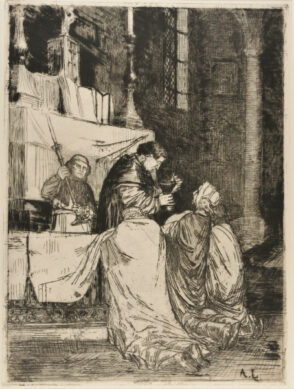 Communion in the Church of Saint Médard