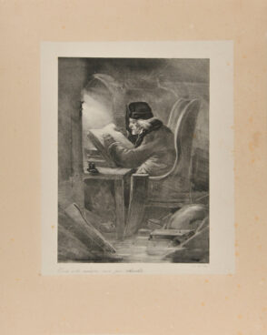 Man in his study