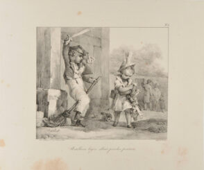 Artillerie légère allant prendre position