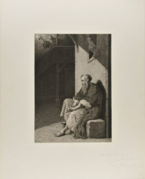 Monk Praying at Dawn