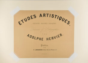 Cover for Etudes Artistiques: Paysages, Marines, Baraques