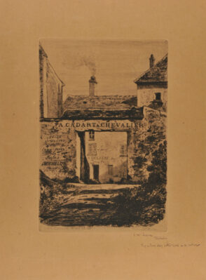 Title plate from the series “Seize gravures à l’eau-forte par Jules Michelin”