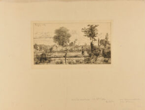 Le Pont de bois, près Vichy