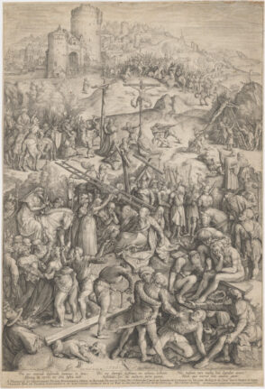 The Bearing of the Cross and the Crucifixion