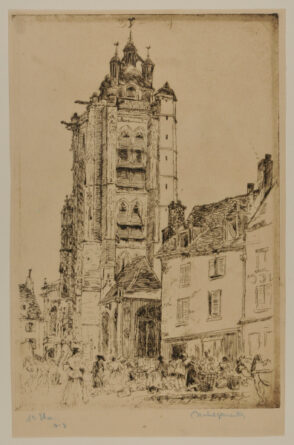 Le marché de Pontoise, place du Petit Martroy