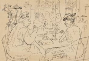 Drawing for the Book “Aaron Sopher” by Forbes Watson