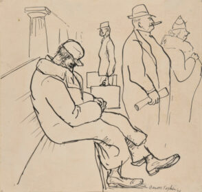 Drawing for the Book ‘Aaron Sopher’ by Forbes Watson