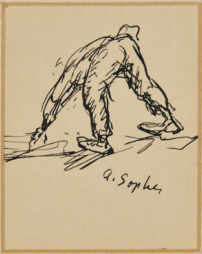 Figure Bending Forward