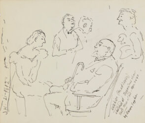 Kelekian (The Art Dealer) (recto); Circus (verso)