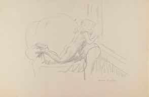 Nude Kneeling on a Chair