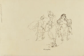 Street Scene with Old Women