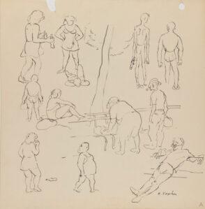 Studies of People at the Park