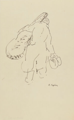 Man Carrying a Cello