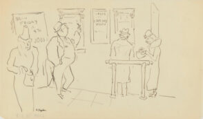 Outside of the Theater