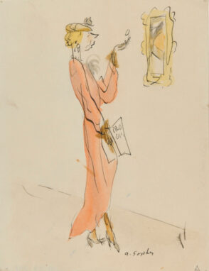 Woman at the Art Museum