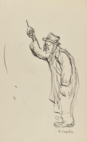 Old Man on the Trolley