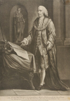 The Rt. Honble. Willm. Beckford Esqr. Lord Mayor, & Member of Parliament for the City of London (1709-1770)