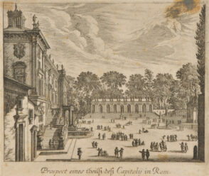 Prospect eines theilsz desz Capitolij in Rom