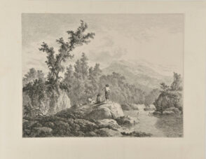Landscape with Shepherds and Sheep by a River