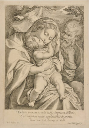 The Holy Family with the Virgin Kissing the Child