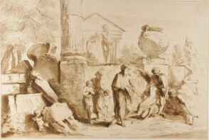 (Tobias burying his brothers at Nineveh)