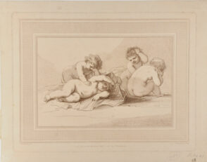 Group of Four Children, Three Mourning over a Fourth