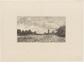 Marshy Landscape with Road at Right