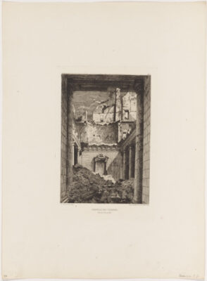 Chapelle des Tuileries/Apres l’Incendie