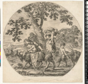 The Family of the Satyr Walking