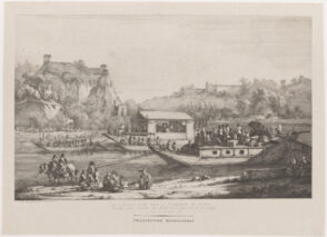 Pope Pius VII Crossing the River at Lyons