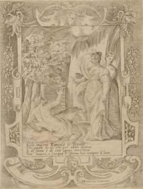 Ecco Miscio Tantalo (Tantalus Talking to Diana)