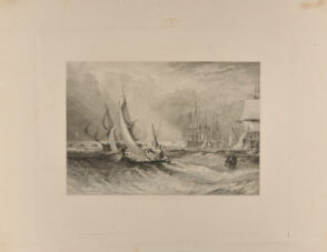 View of a Seaport with Vessels