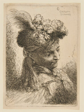 Young Man Wearing Fur-Trimmed Turban with a Plume