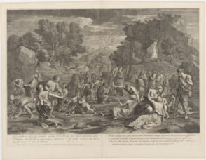 The Israelites Gathering Manna in the Wilderness