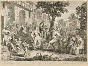 Robin de belle humeur danse avec Silvie . . . (Peasants dancing under a tree)