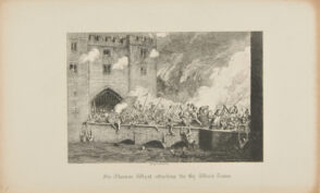 Sir Thomas Wyat Attacking the By Ward Tower