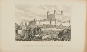 Execution of the Duke of Northumberland upon Tower Hill