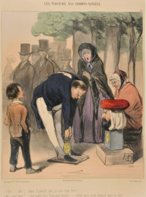 Plate 2 from the series “Les Plaisirs Des Champs-Elysees”