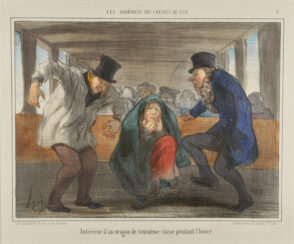 Plate 1 from the series “Les Agréments des Chemins de Fer”