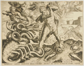 The Labors of Hercules (No. 5. Hercules Killing the Lernean Hydra)