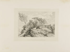 Landscape with Cattle on a Hill
