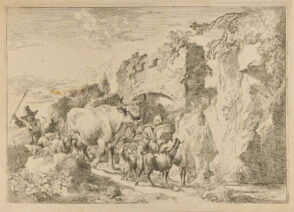 The Herd Coming through an Arch