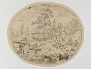 Landscape with a Wooden Bridge