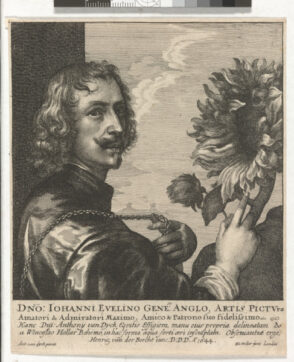 Sir Anthony van Dyck with a Sunflower