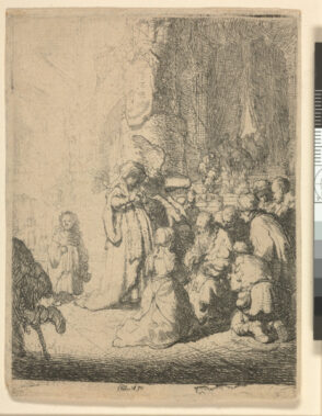 Presentation in the Temple with the Angel: Small Plate