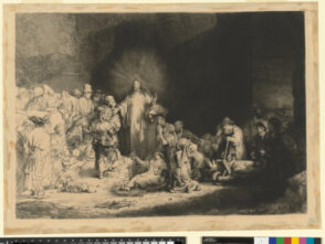 Christ, with the Sick Around him, Receiving Little Children