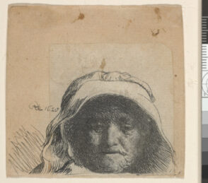 The Artist’s Mother: Head Only, Full Face