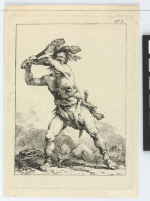 Plate 3 from the series “First Suite of Soldiers”